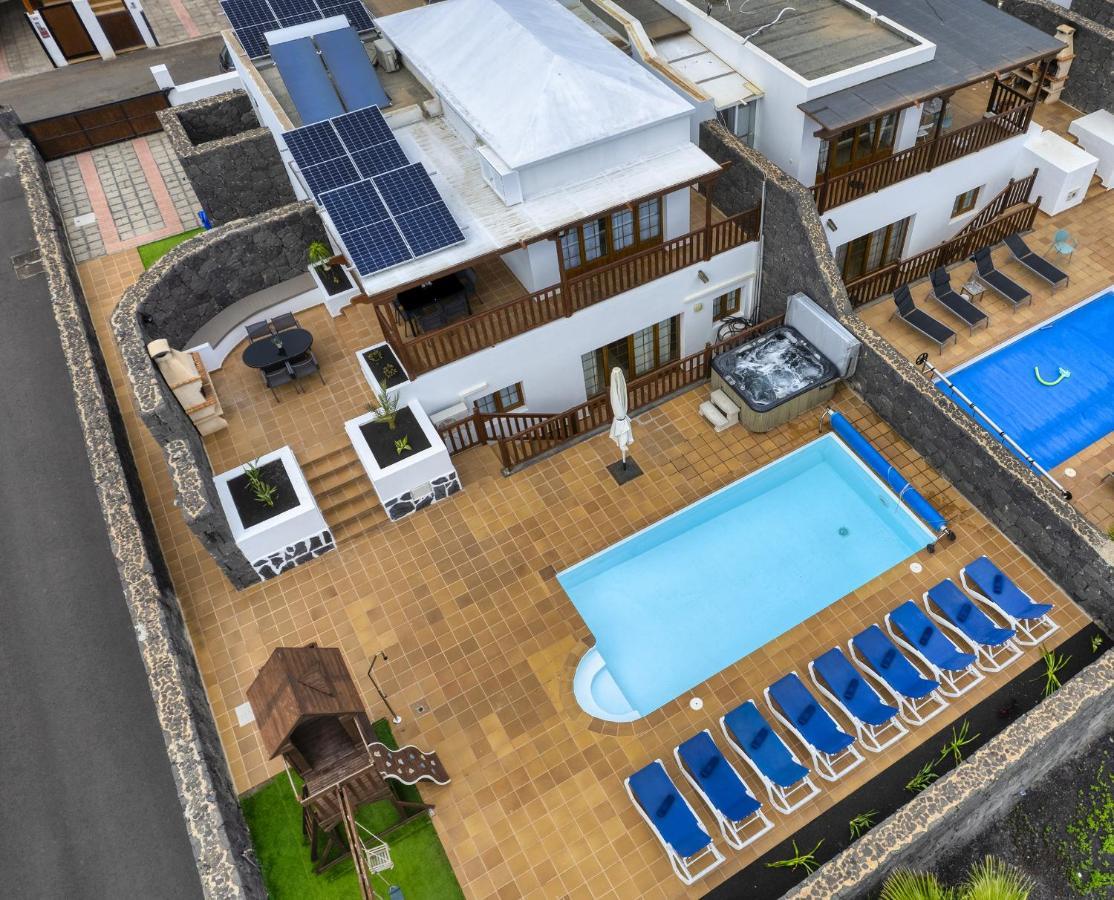 Villa Flavia-Private Pool, Jacuzzi, Sea Views Playa Blanca  Exterior foto